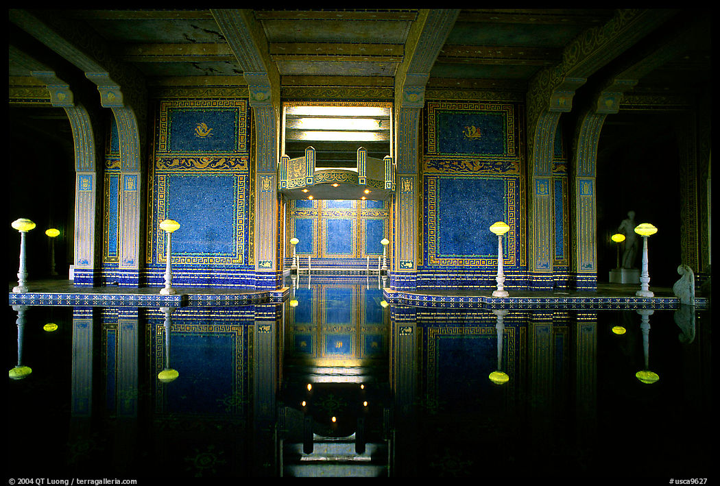 [restricted use] Roman  Pool at Hearst Castle. California, USA