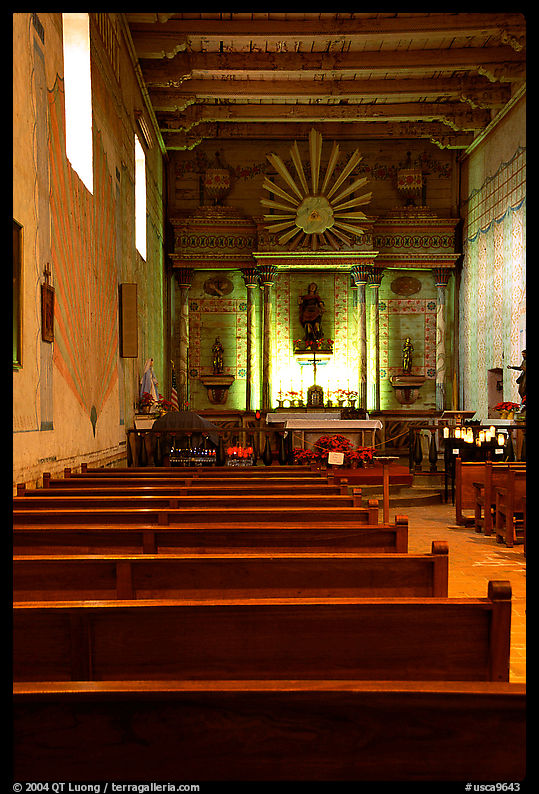 Chapel, Mission San Miguel Arcangel. California, USA