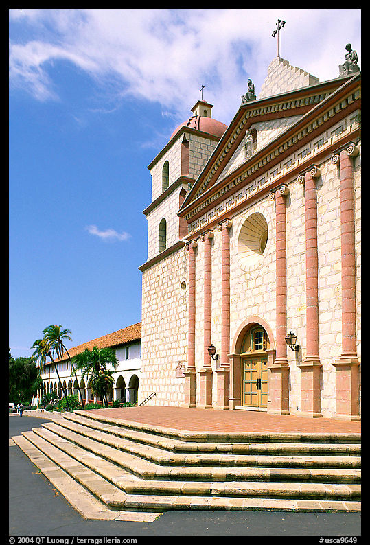 Mission Santa Barbara, Santa Barbara, morning. California, USA