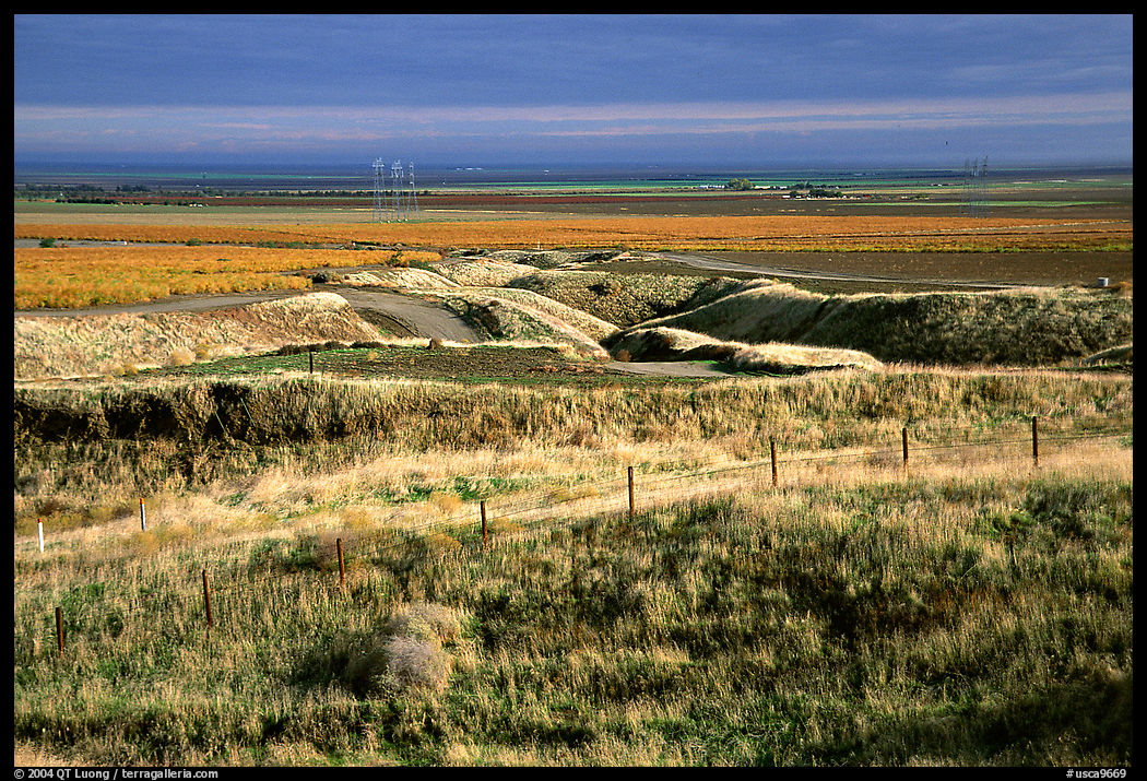Central Valley farmlands. California, USA