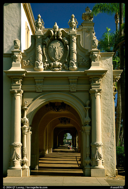 Casa Del Prado, Balboa Park. San Diego, California, USA
