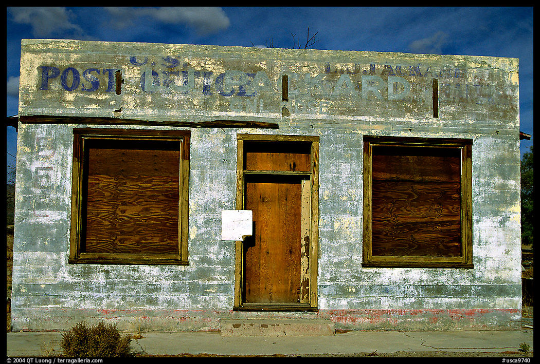 Abandonned post office. Mojave National Preserve, California, USA