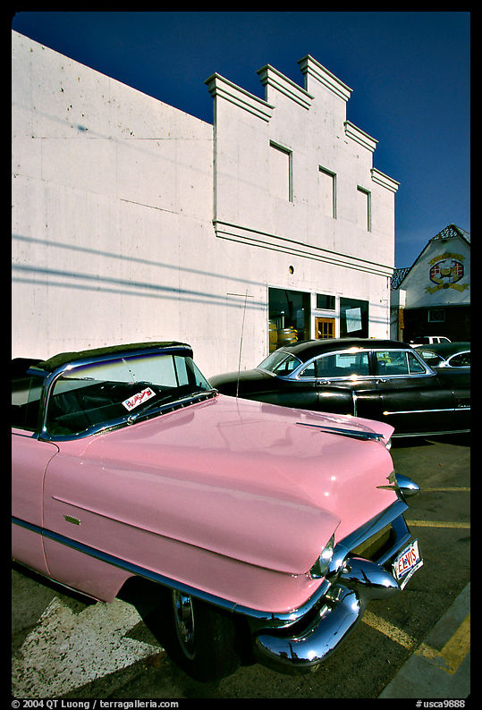 Classic Pink Cadillac, Bishop. California, USA