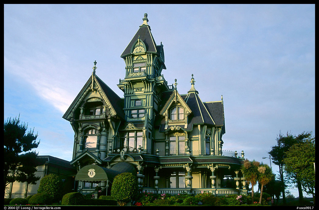 Carson Mansion on M Street, Eureka. California, USA