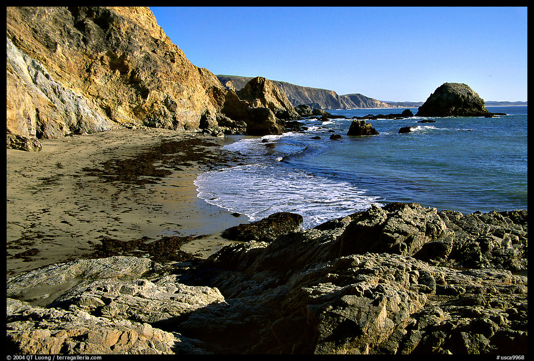McClures Beach, afternoon. Point Reyes National Seashore, California, USA