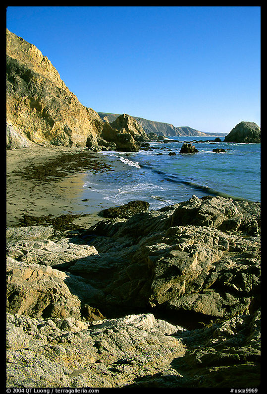 McClures Beach, afternoon. Point Reyes National Seashore, California, USA