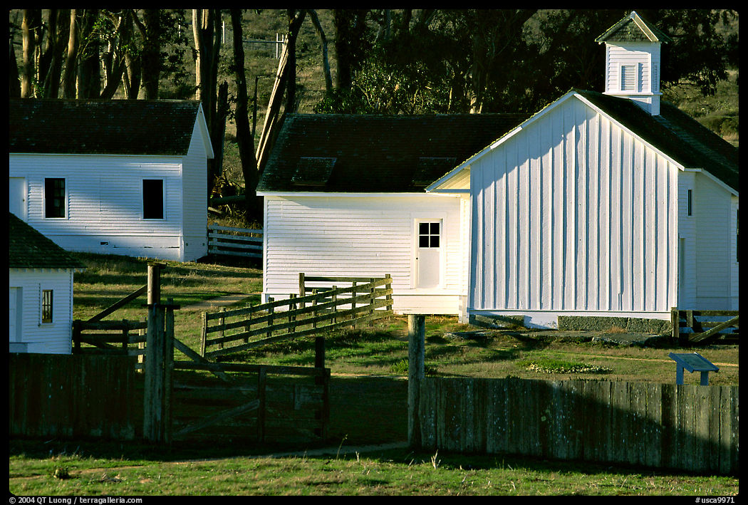 Historic Farmhouse. Point Reyes National Seashore, California, USA