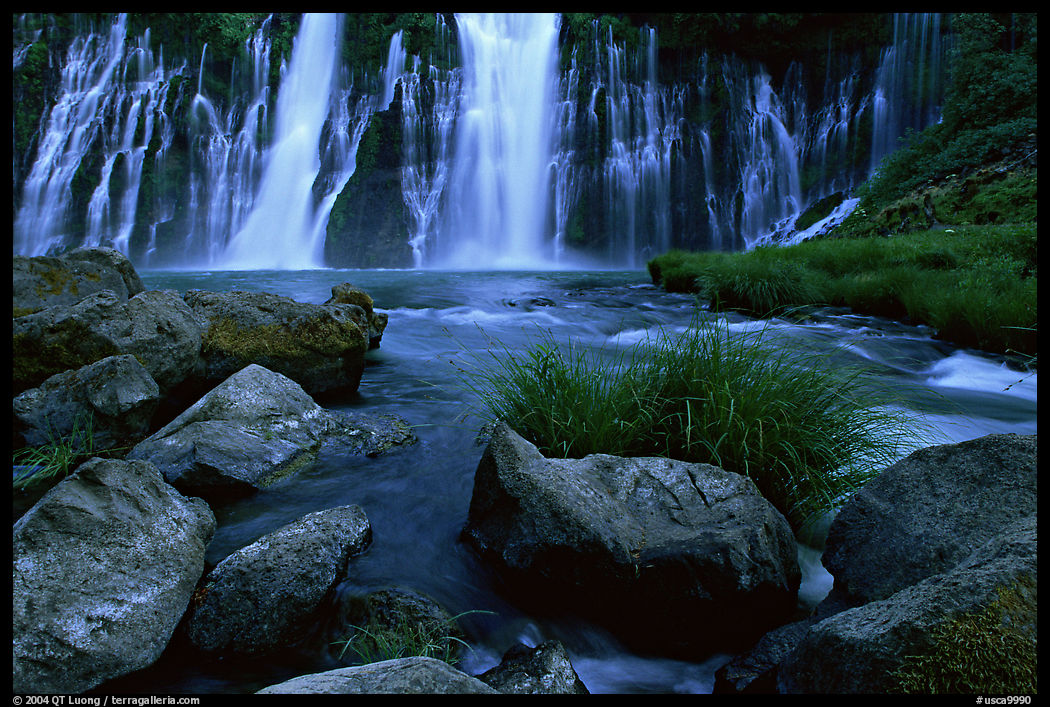 Burney Falls, McArthur-Burney Falls Memorial State Park, early morning. California, USA