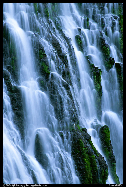 Close-up of Burney Falls, McArthur-Burney Falls Memorial State Park. California, USA