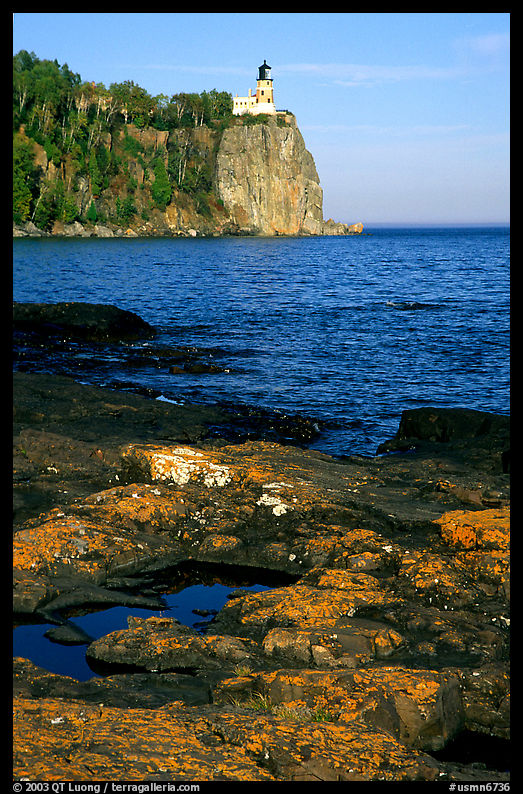 Split Rock lighthouse State Park, afternoon. Minnesota, USA