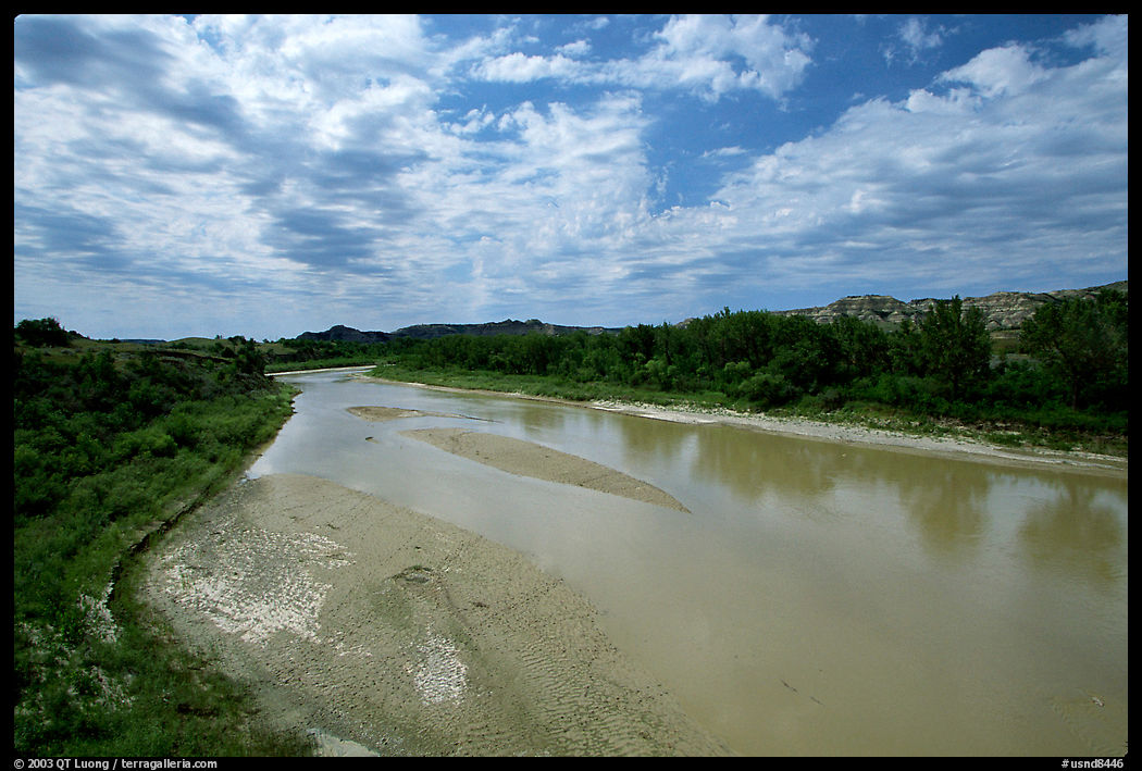 Little Missouri River. North Dakota, USA