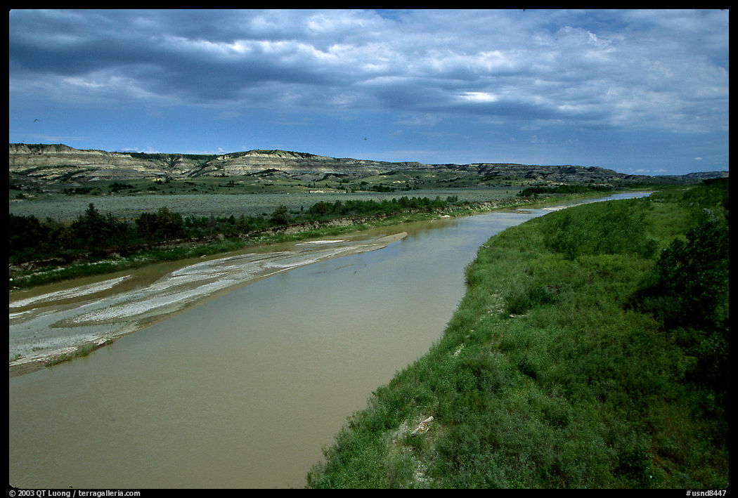 Little Missouri River. North Dakota, USA