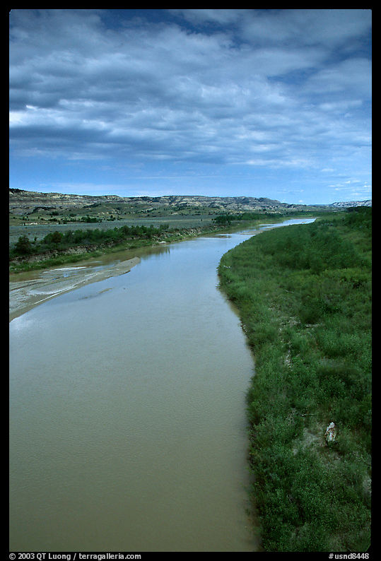 Little Missouri River. North Dakota, USA