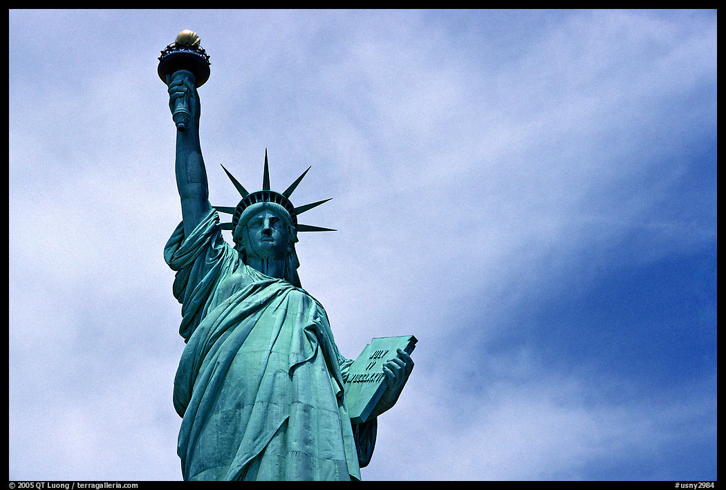 Statue of Liberty against sky. New York City, USA