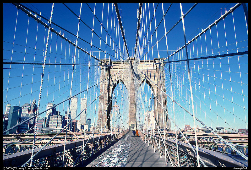 Brooklyn Bridge. New York City, USA