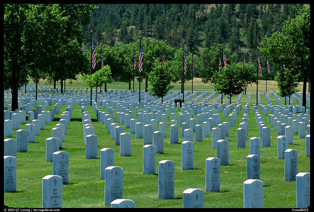 Black Hills National Cemetery. South Dakota, USA