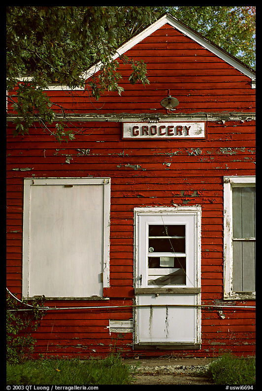 Old grocery. Wisconsin, USA