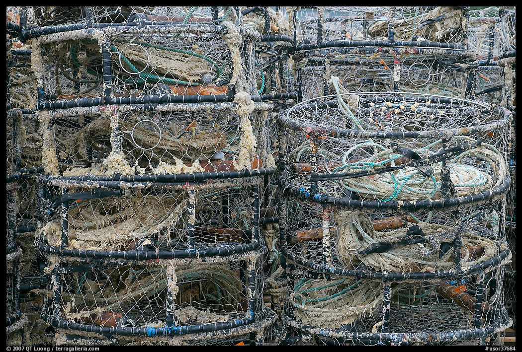 Crab traps. Newport, Oregon, USA