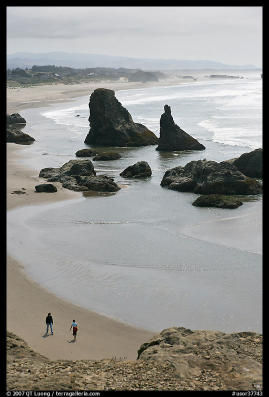 Beach and seastacks at Face Rock. Bandon, Oregon, USA