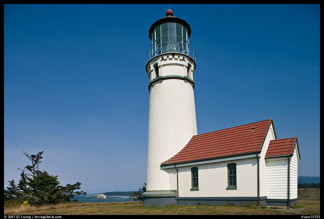 Lighthouse at Cape Bianco. Oregon, USA