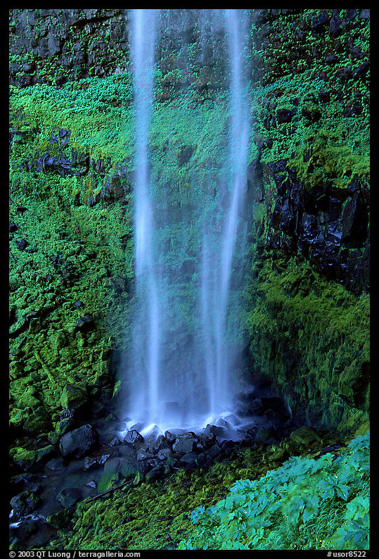 Waterfall near Crater Lake. Oregon, USA