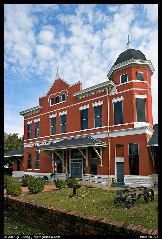 Old depot museum. Selma, Alabama, USA