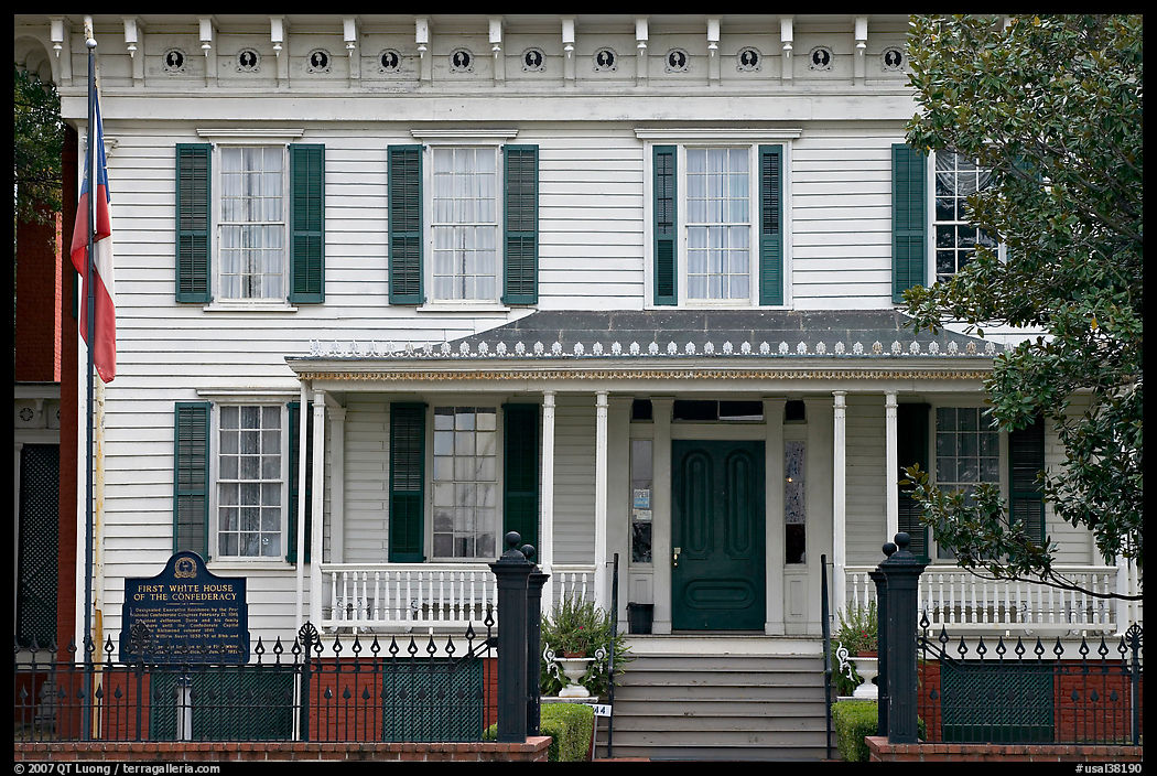 First White House of the Confederacy. Montgomery, Alabama, USA