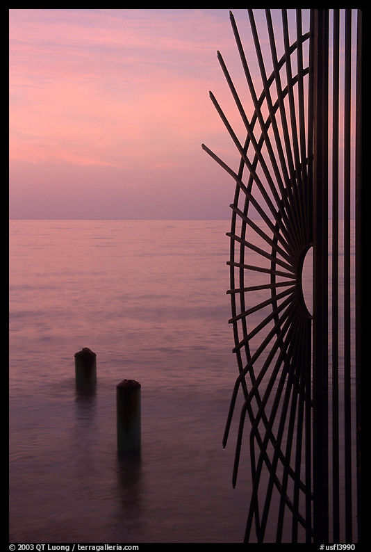 Sunrise near the Southermost point in the continental US. Key West, Florida, USA