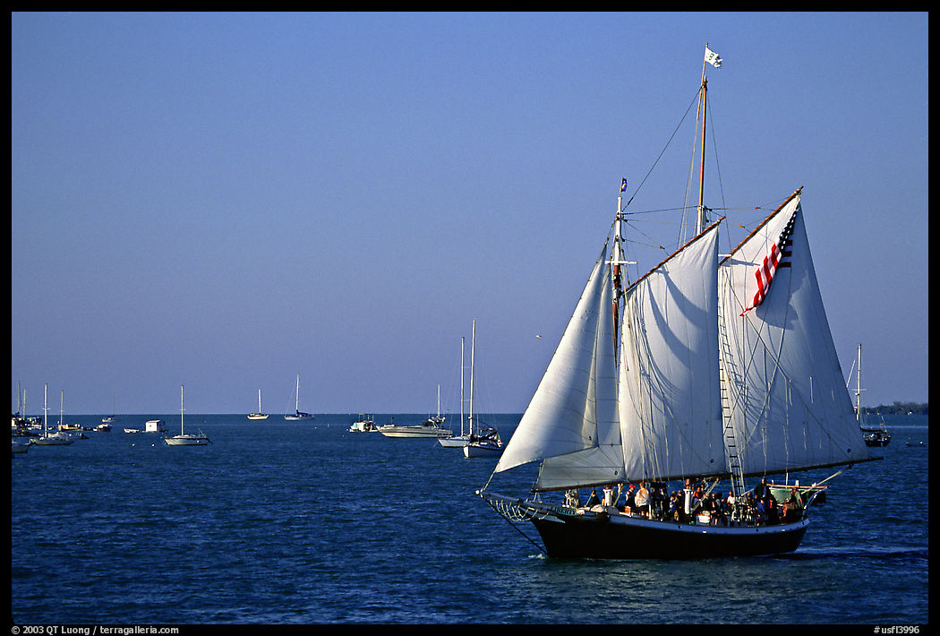 Old sailboat. Key West, Florida, USA