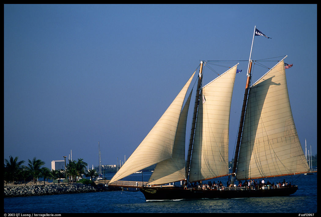 Old sailboat. Key West, Florida, USA