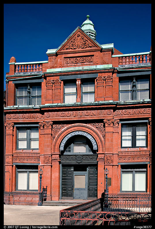 Savannah Cotton Exchange. Savannah, Georgia, USA