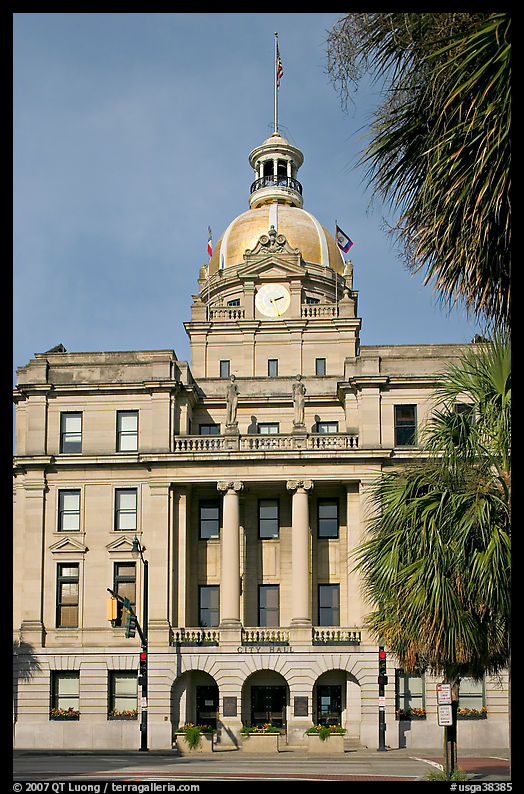 Savannah City Hall. Savannah, Georgia, USA