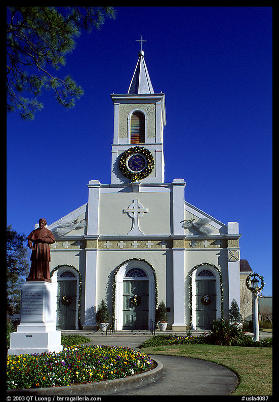 The church Saint-Martin-de-Tours, Saint Martinville. Louisiana, USA