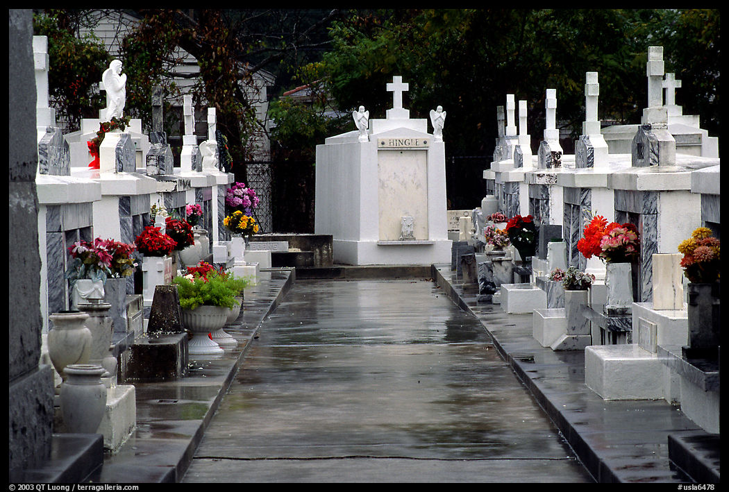 Tombs in Saint Louis cemetery. New Orleans, Louisiana, USA