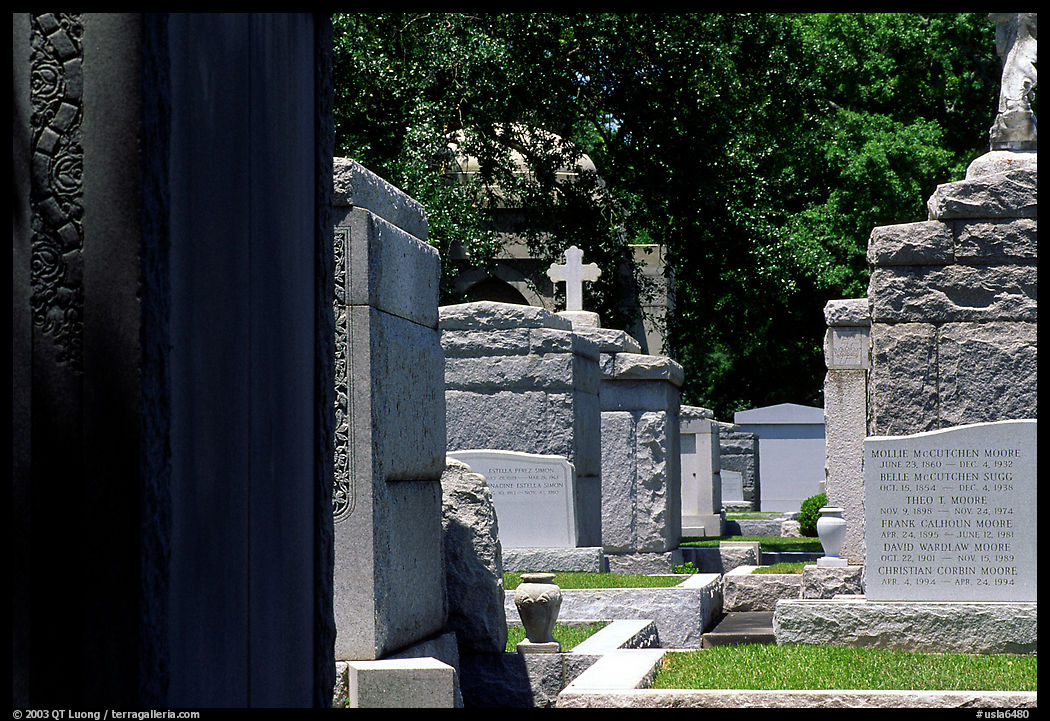 Tombs in Saint Louis cemetery. New Orleans, Louisiana, USA