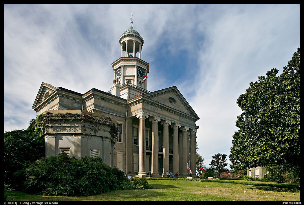 Historic courthouse. Vicksburg, Mississippi, USA