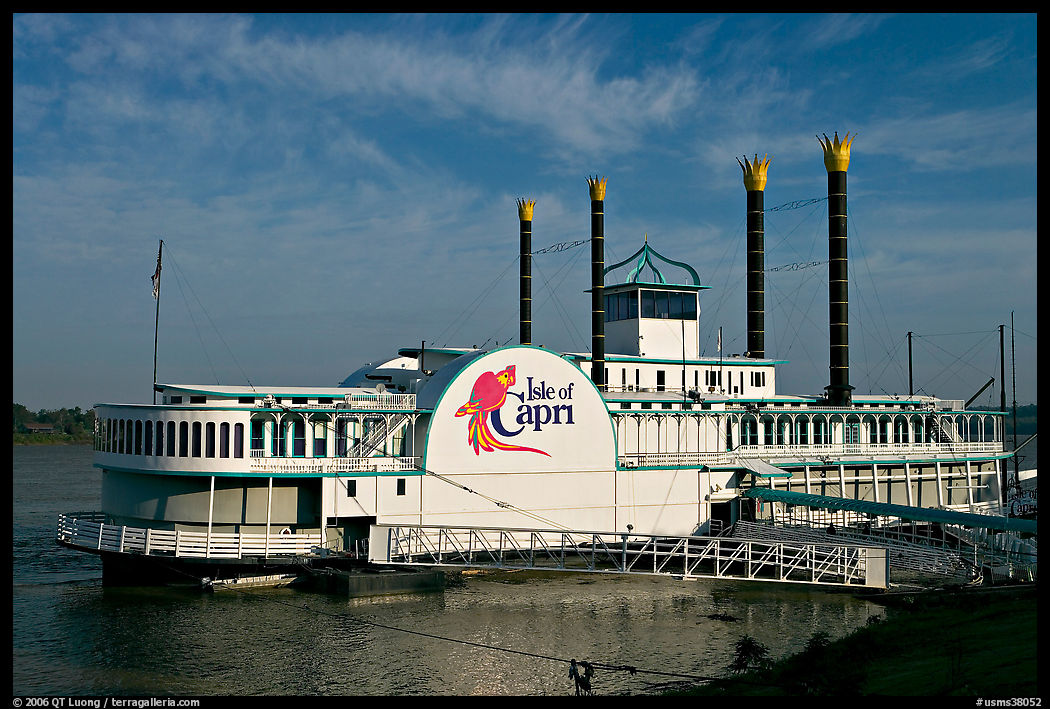 Isle of Capri Casino Riverboat. Natchez, Mississippi, USA
