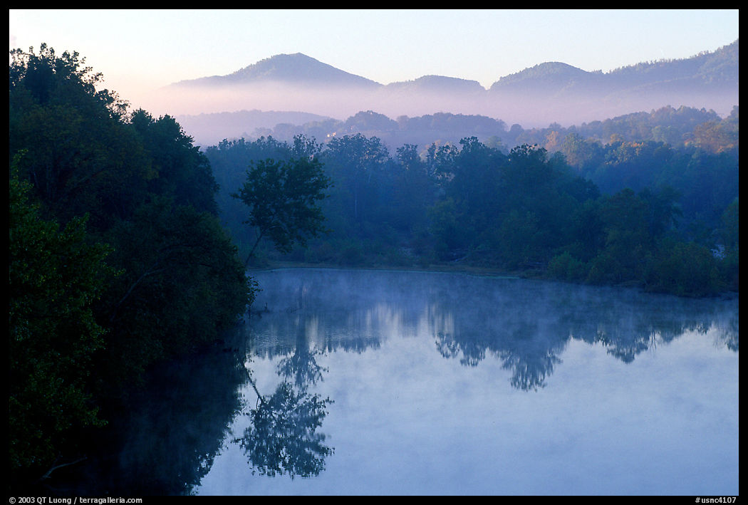 Lake along the Blue Ridge Parkway. Virginia, USA
