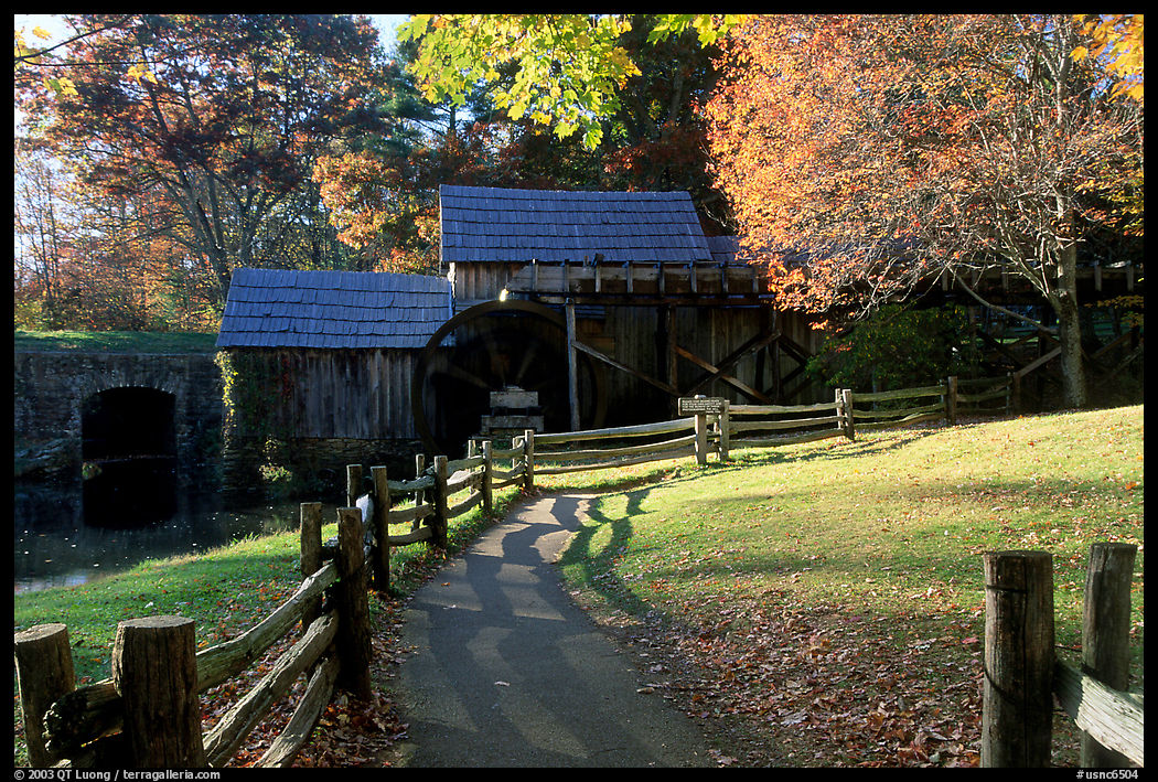 Mabry Mill, Blue Ridge Parkway. Virginia, USA