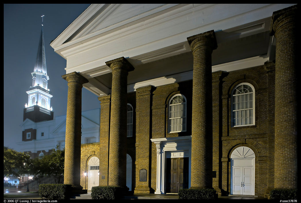 First Baptist Church, where the Confederacy was announced. Columbia, South Carolina, USA