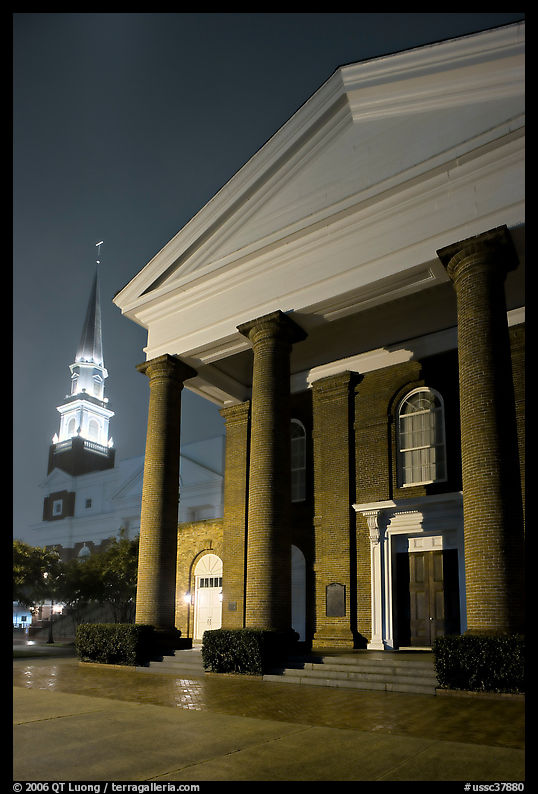 First Baptist Church, where the Ordinances of Secession were drawn. Columbia, South Carolina, USA