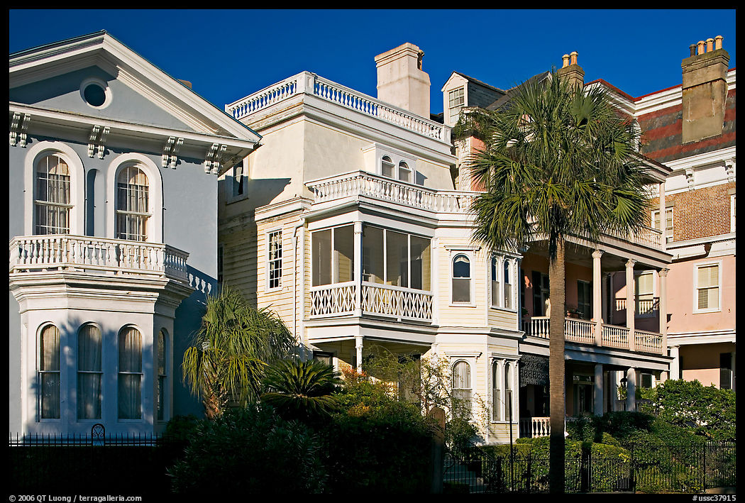 Antebellum architecture. Charleston, South Carolina, USA