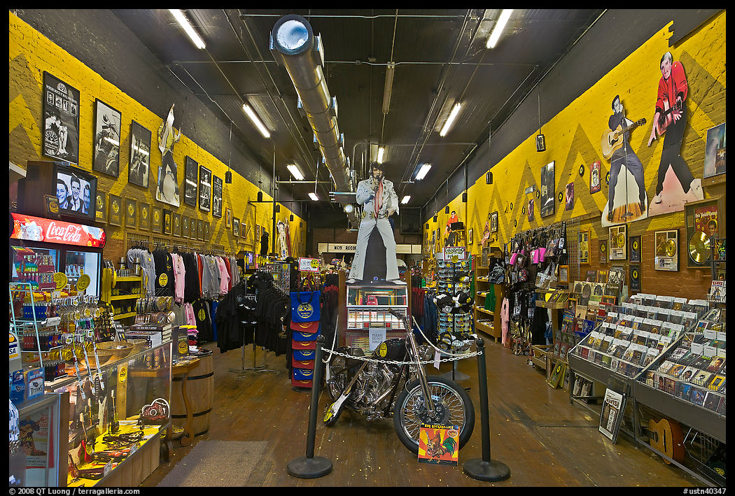 Inside Sun record company store. Nashville, Tennessee, USA
