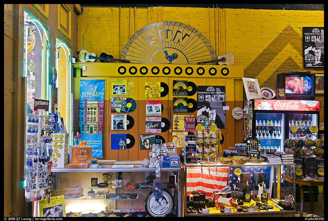 Front counter, Sun record company. Nashville, Tennessee, USA