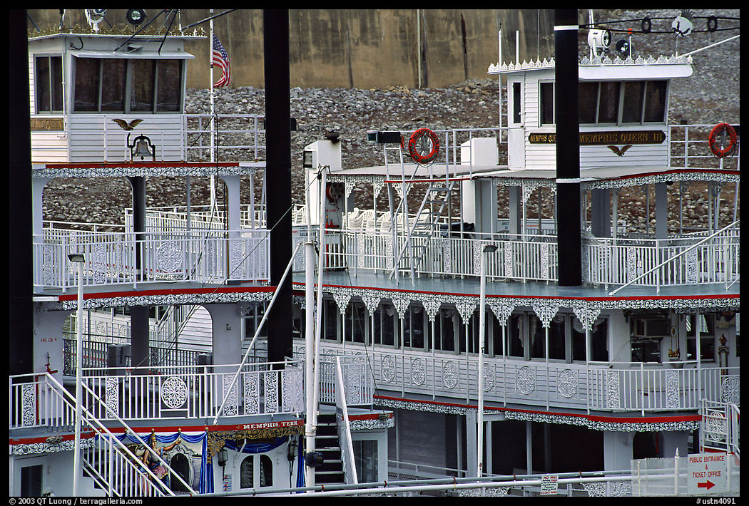 Wheelboats, Memphis. Memphis, Tennessee, USA