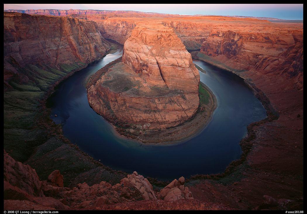 Horseshoe Bend of the Colorado River near Page. Arizona, USA