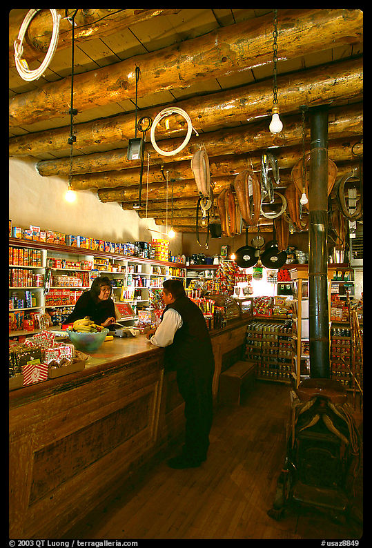 The main trading area. Hubbell Trading Post National Historical Site, Arizona, USA