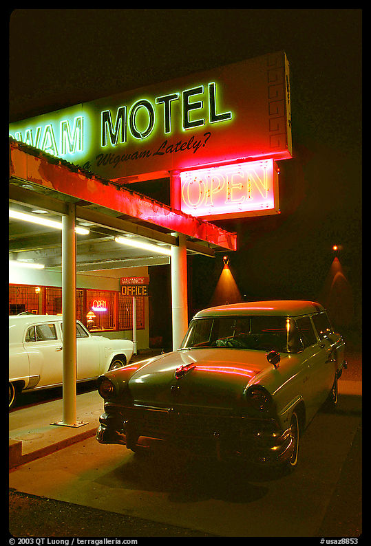Old American cars, Holbrook. Arizona, USA