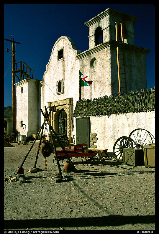 Adobe, Old Tucson Studios. Tucson, Arizona, USA