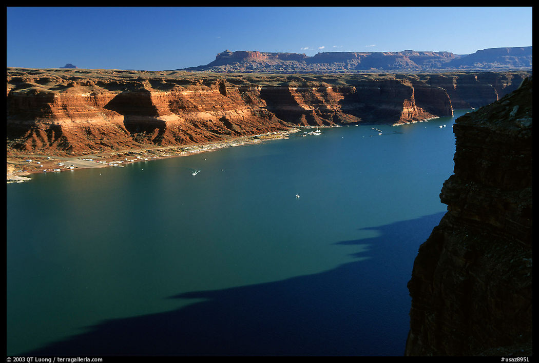 Lake Powell near Hute. Utah, USA